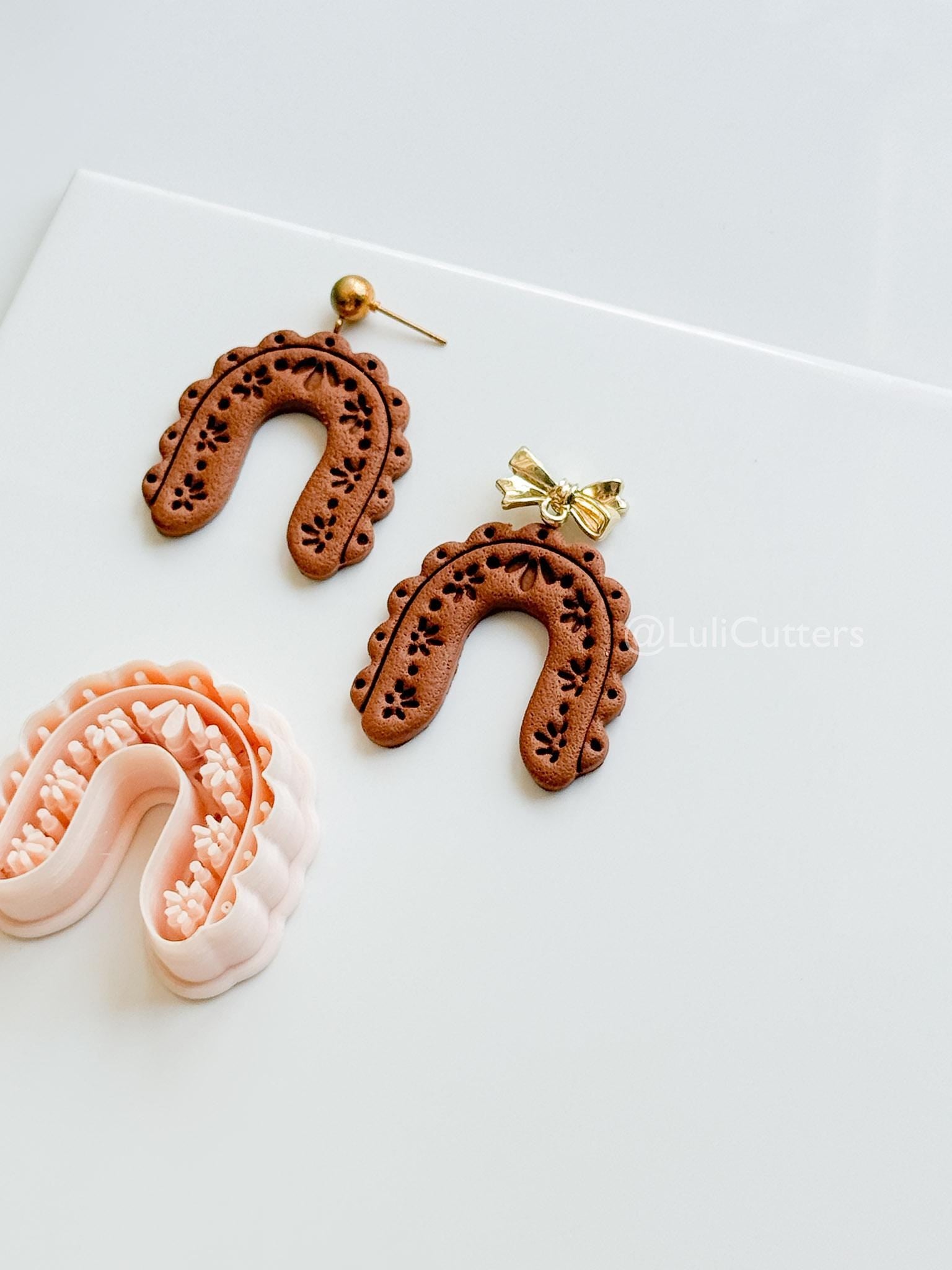Arch de Cherie : Floral Arch Shape for Polymer Clay Earrings