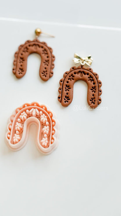 Arch de Cherie : Floral Arch Shape for Polymer Clay Earrings