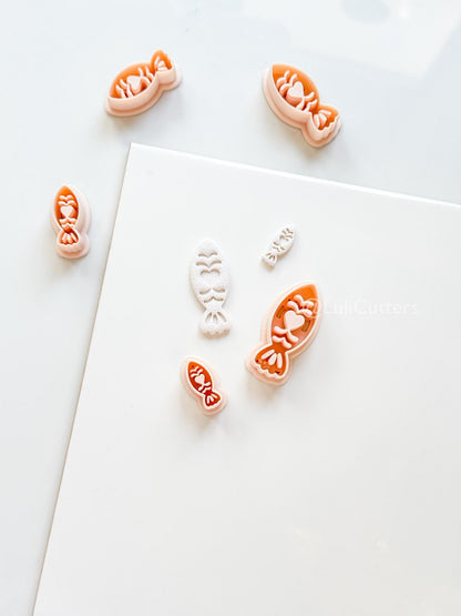 Naya Folk Fish Polymer Clay Cutter | Earring Jewelry Making Tool