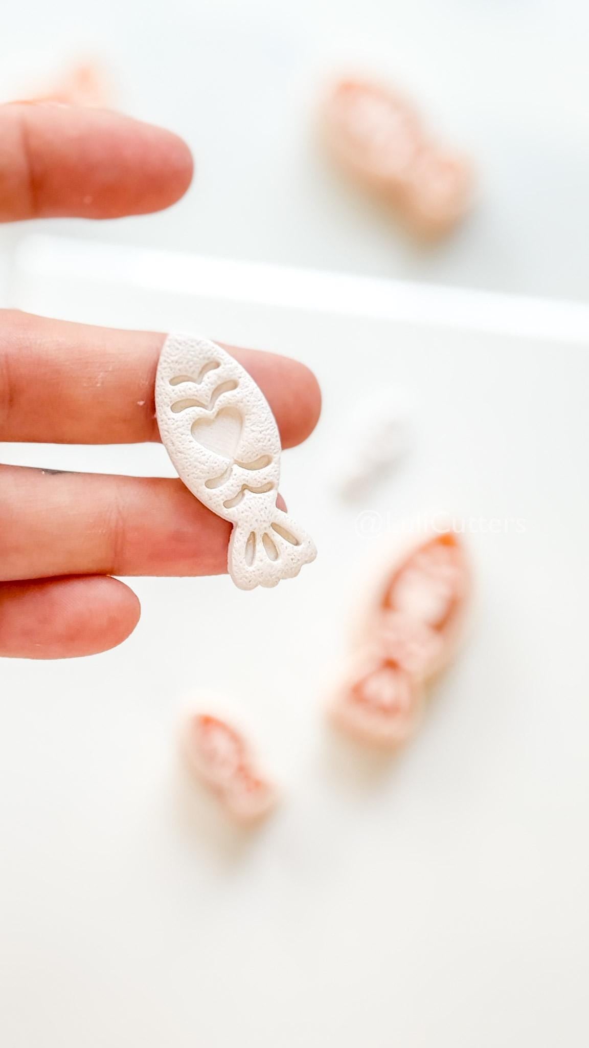 Naya Folk Fish Polymer Clay Cutter | Earring Jewelry Making Tool