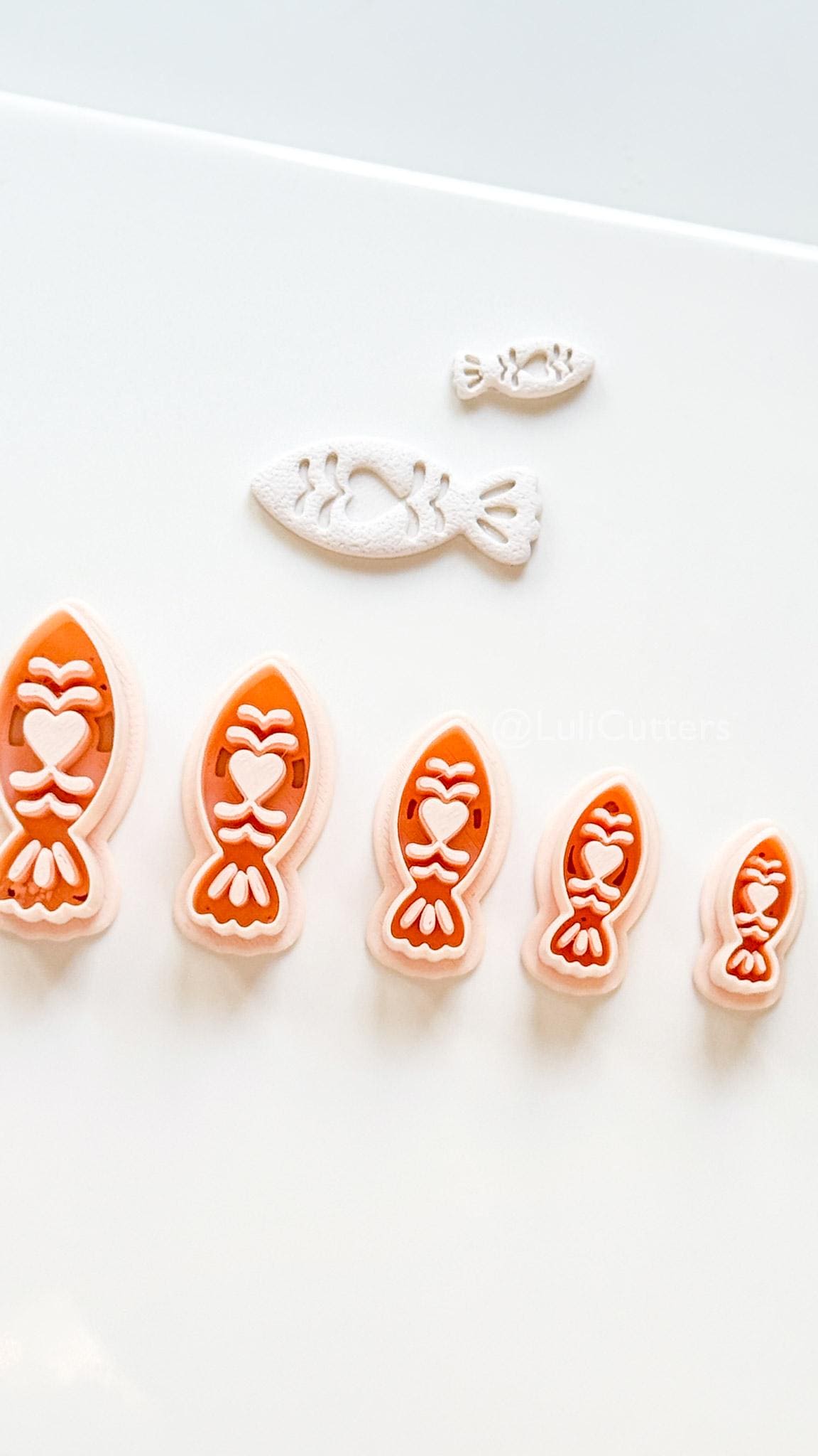 Naya Folk Fish Polymer Clay Cutter | Earring Jewelry Making Tool