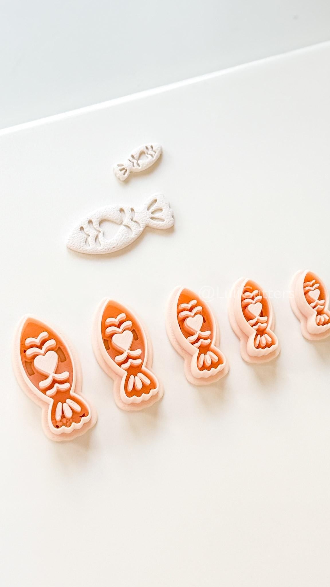 Naya Folk Fish Polymer Clay Cutter | Earring Jewelry Making Tool