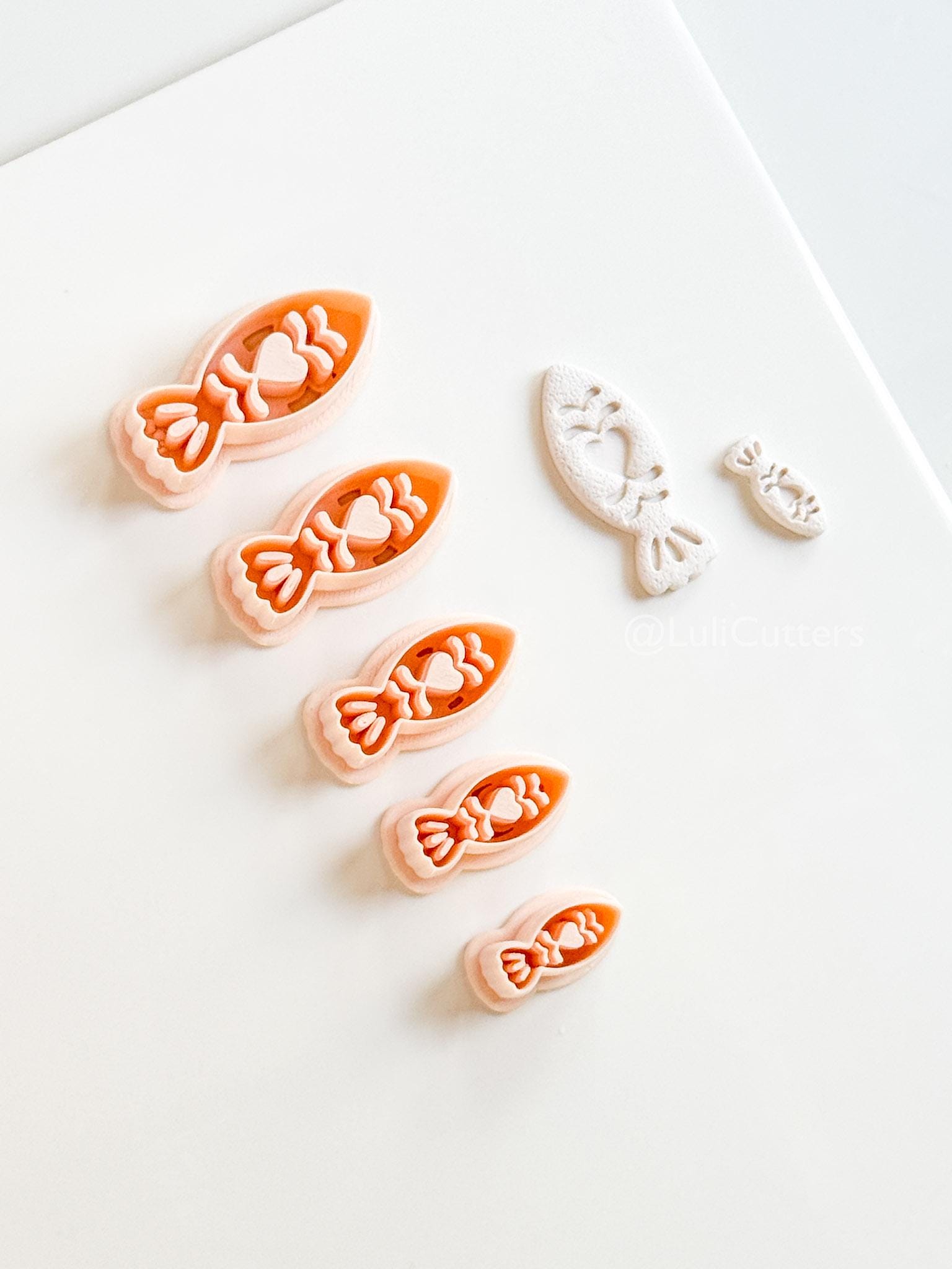 Naya Folk Fish Polymer Clay Cutter | Earring Jewelry Making Tool