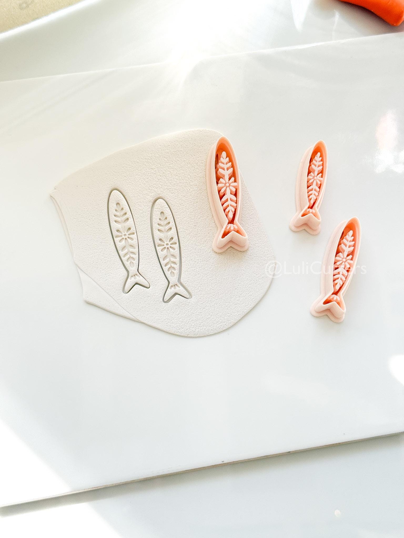 Cielo Sardine Clay Cutter | Fish Shape Cutter for Polymer Jewelry