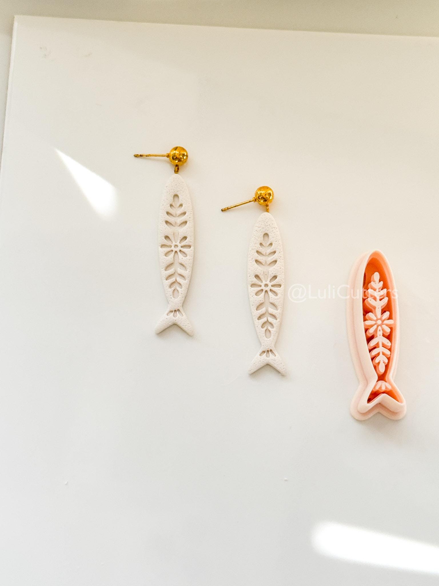 Cielo Sardine Clay Cutter | Fish Shape Cutter for Polymer Jewelry