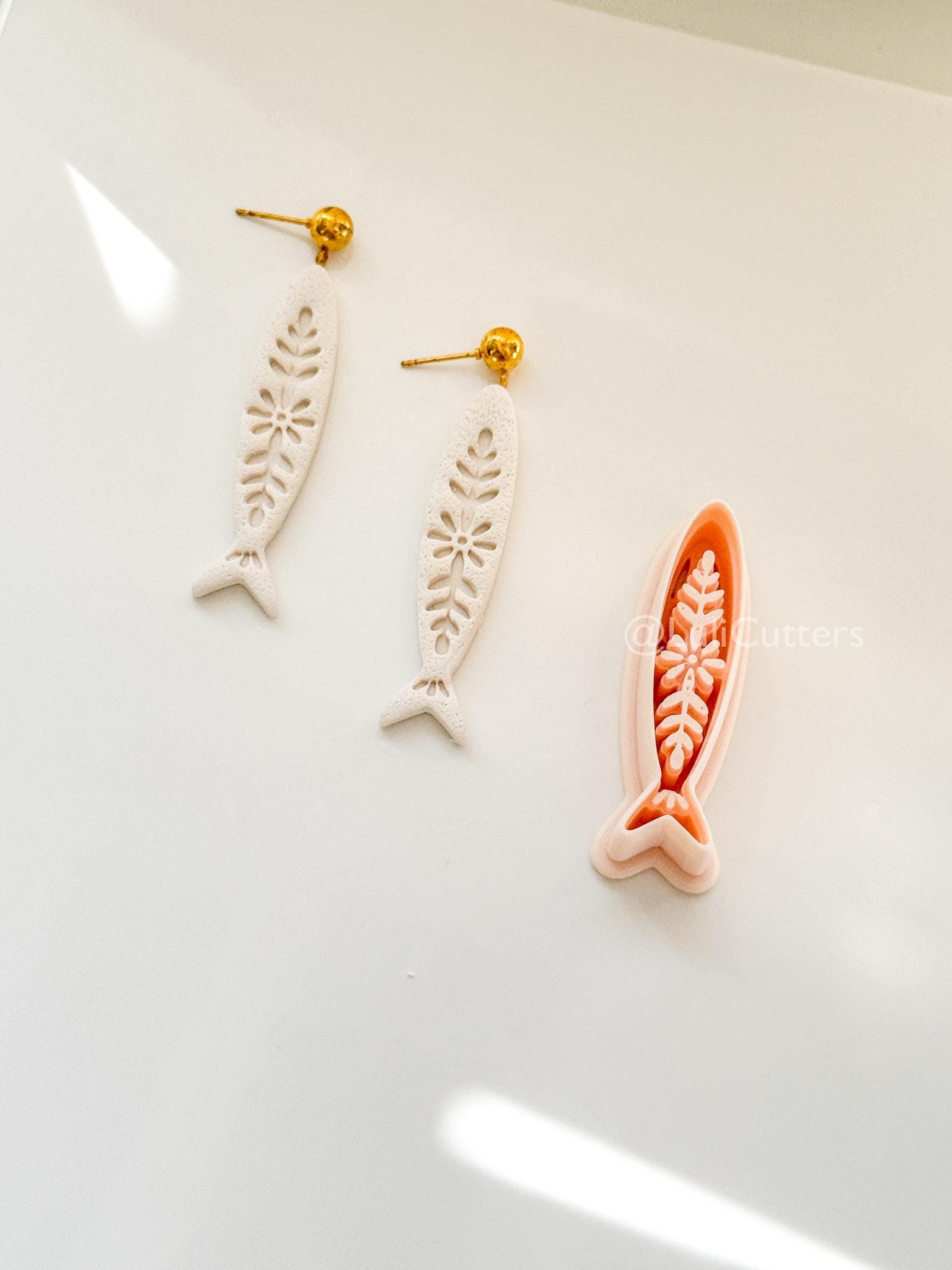 Cielo Sardine Clay Cutter | Fish Shape Cutter for Polymer Jewelry