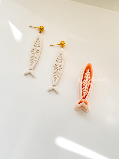 Cielo Sardine Clay Cutter | Fish Shape Cutter for Polymer Jewelry