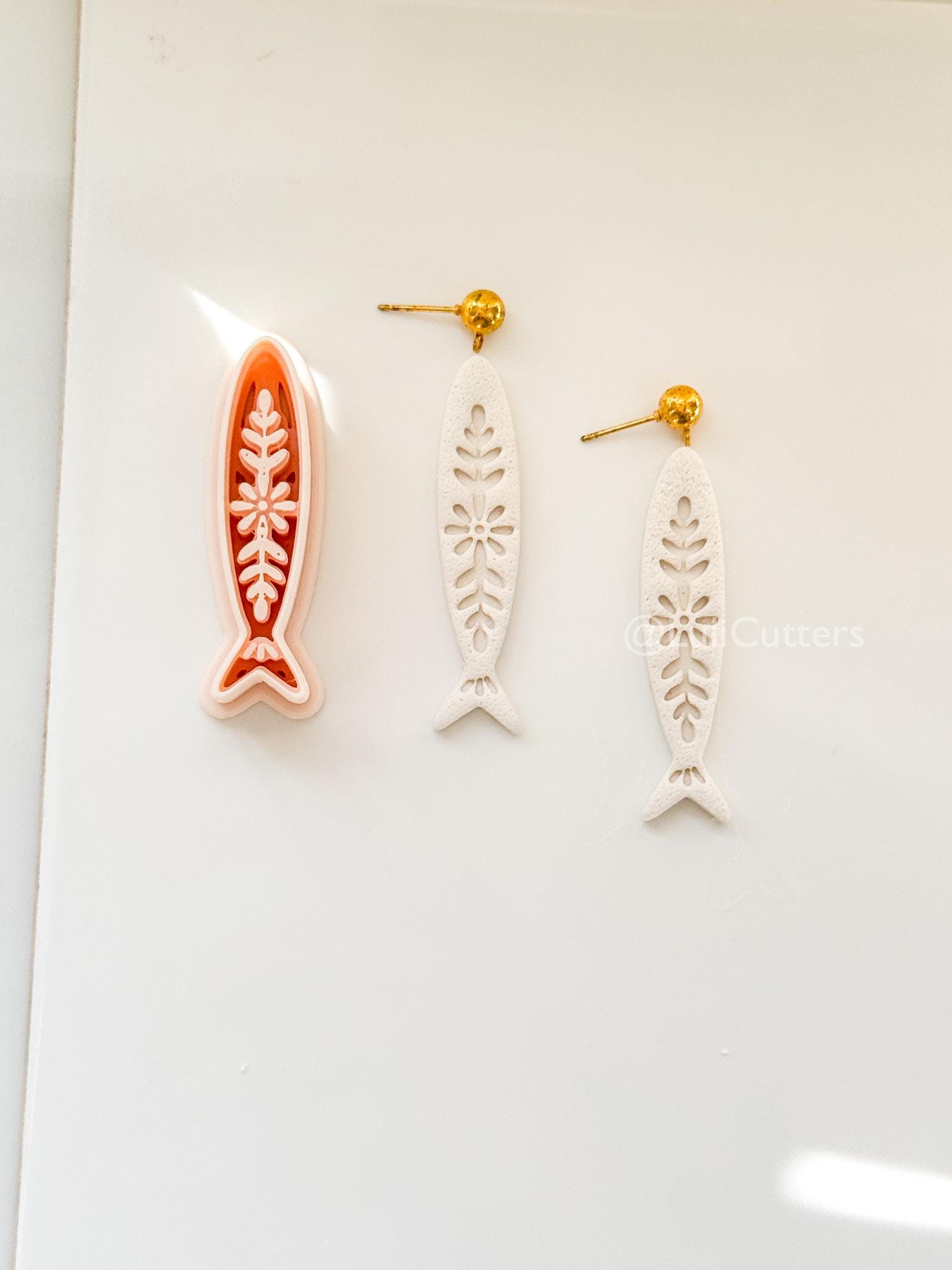 Cielo Sardine Clay Cutter | Fish Shape Cutter for Polymer Jewelry
