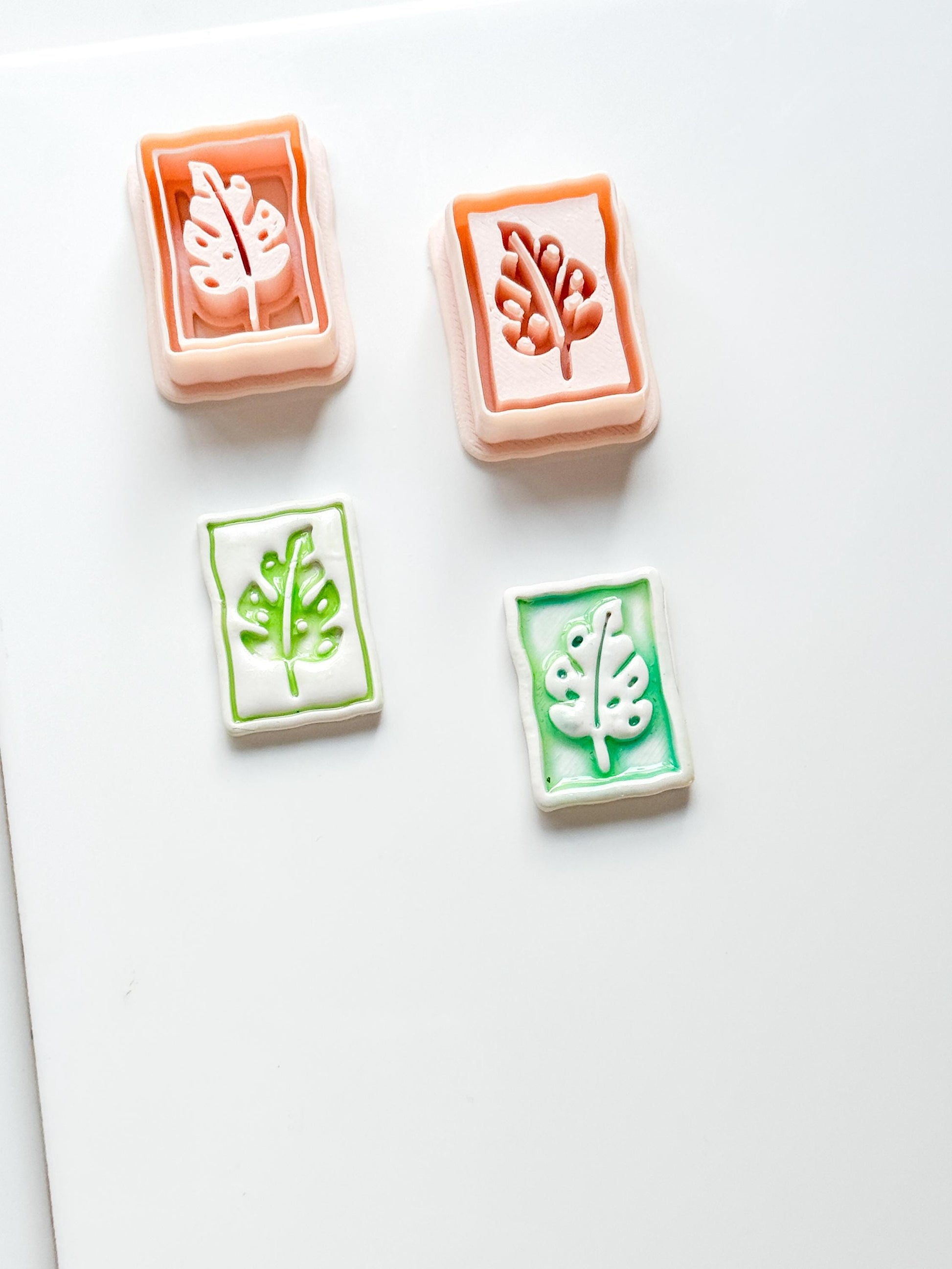 Jolie Jungle Clay Cutters | Monstera Leaf Deboss & Emboss Tools