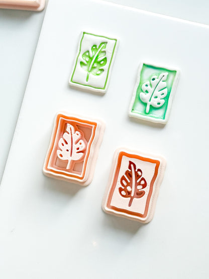 Jolie Jungle Clay Cutters | Monstera Leaf Deboss & Emboss Tools