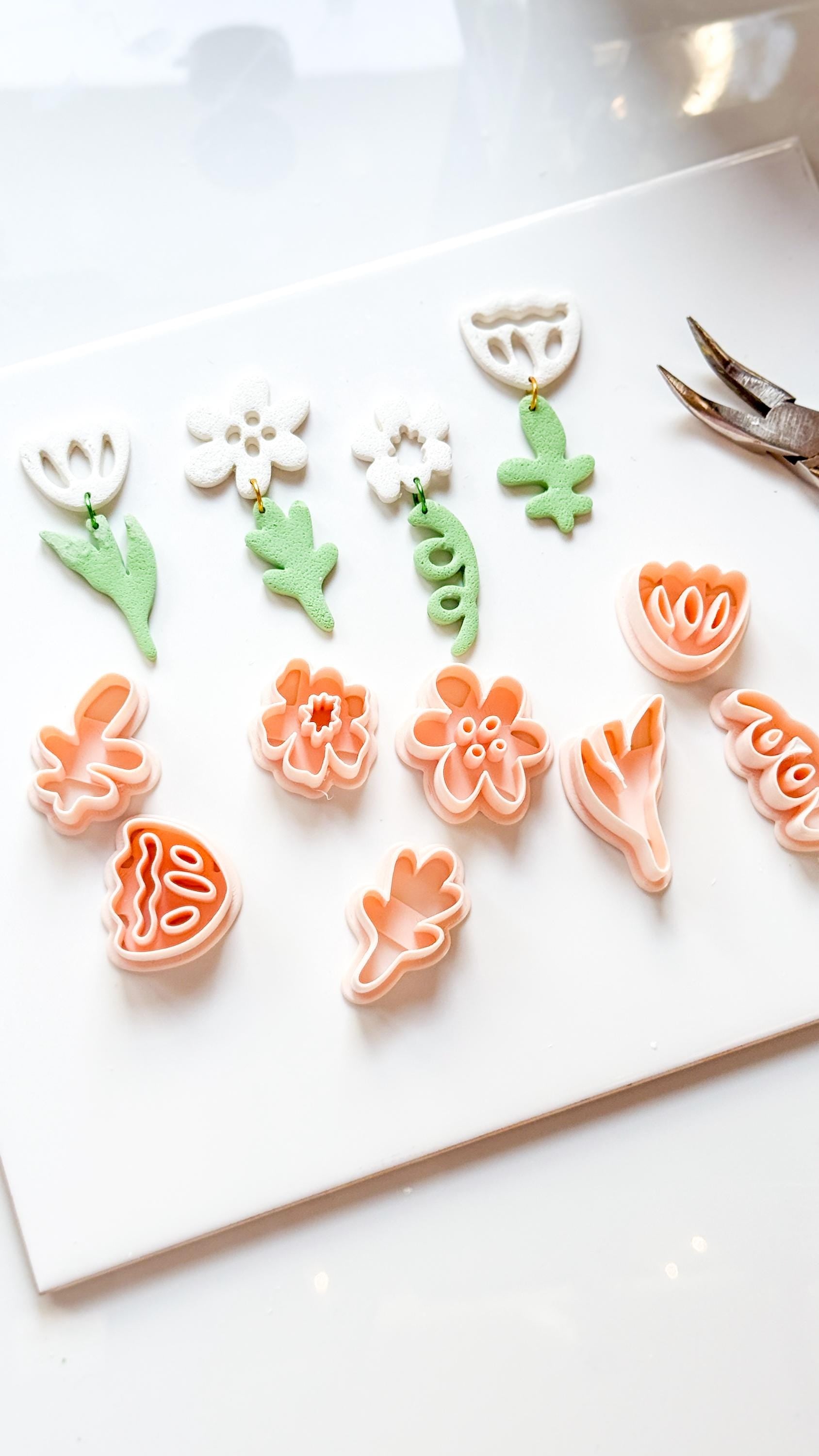 Cut-Out Bloom Cutters | Floral Earring Shapes for Polymer Clay