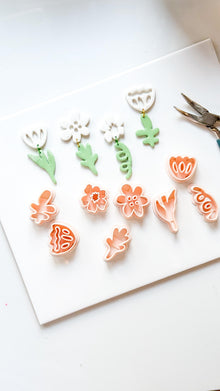 Cut-Out Bloom Cutters | Floral Earring Shapes for Polymer Clay