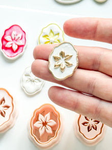 Mimi Pétale Cutters | Floral Deboss & Emboss Earring Shapes for Polymer Clay