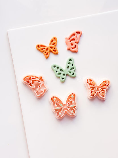 Cutout Butterfly Cutters for Polymer clay