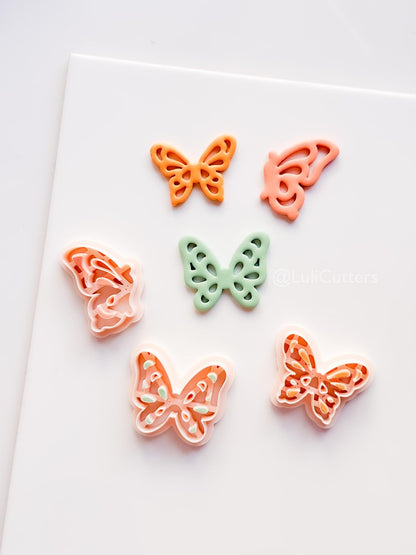 Cutout Butterfly Cutters for Polymer clay