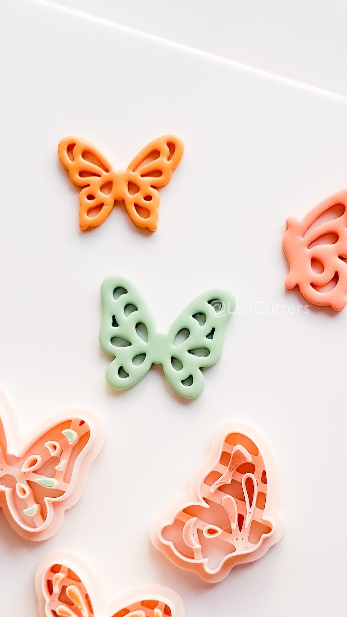 Cutout Butterfly Cutters for Polymer clay