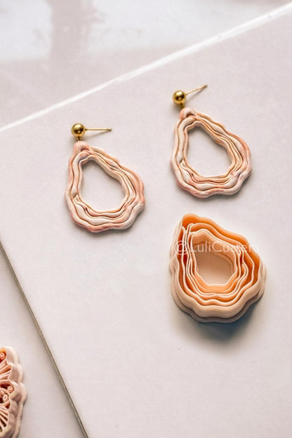 Moya Oyster Clay Cutter for Polymer Clay Earrings