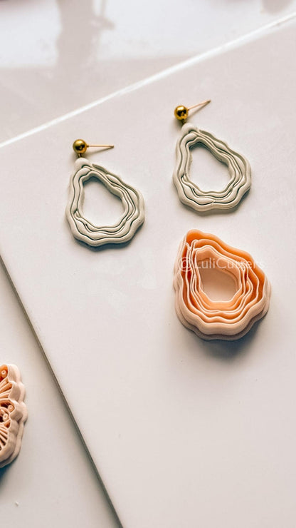 Moya Oyster Clay Cutter for Polymer Clay Earrings