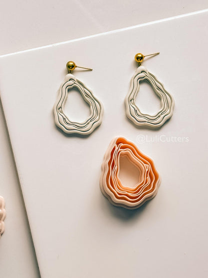 Moya Oyster Clay Cutter for Polymer Clay Earrings