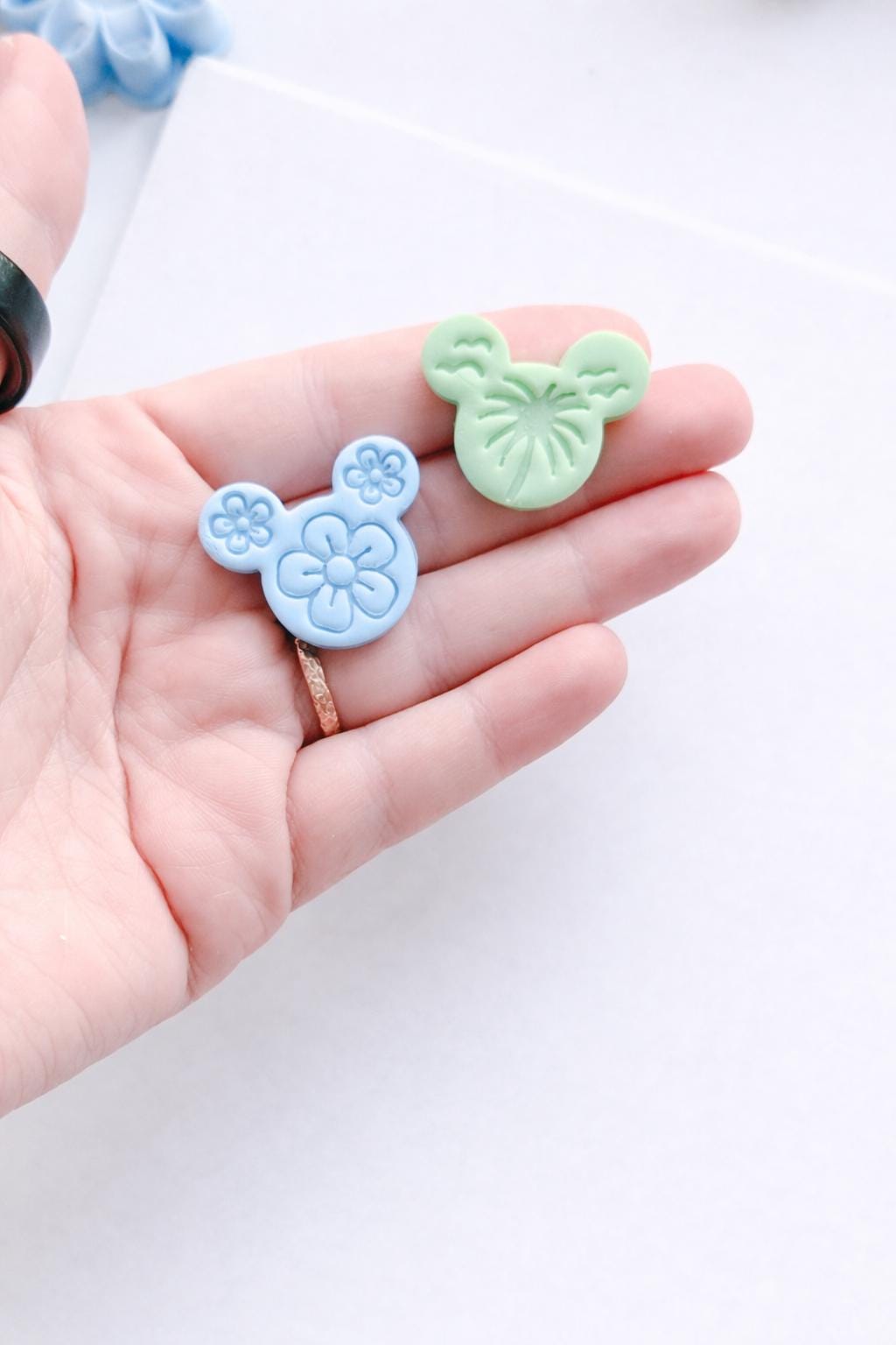 Mouse in Summer Cutter | Tropical Earring Tool for Polymer Clay