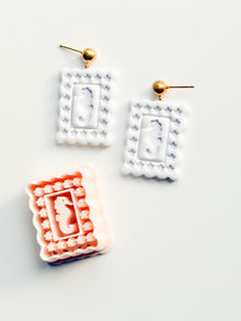 Dolli SeaHorse Cutter | Scallop Frame Earring Tool for Polymer Clay