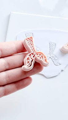 Mermaid Tail Cutter | Ocean Earring Shape for Polymer Clay Jewelry