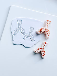 Mermaid Tail Cutter | Ocean Earring Shape for Polymer Clay Jewelry