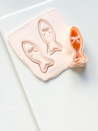 Sardine Chérie Cutter | Fish Bow Shape Tool for Polymer Clay