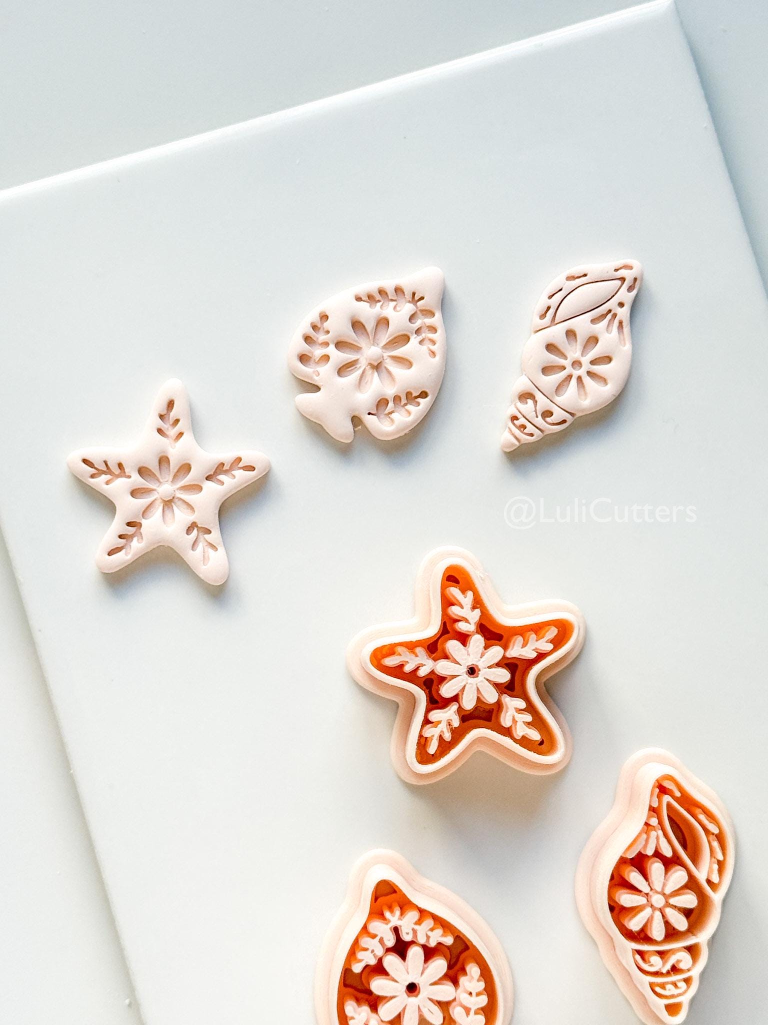 Swimming in Blooms Cutter | Polymer Clay Earring Cutter