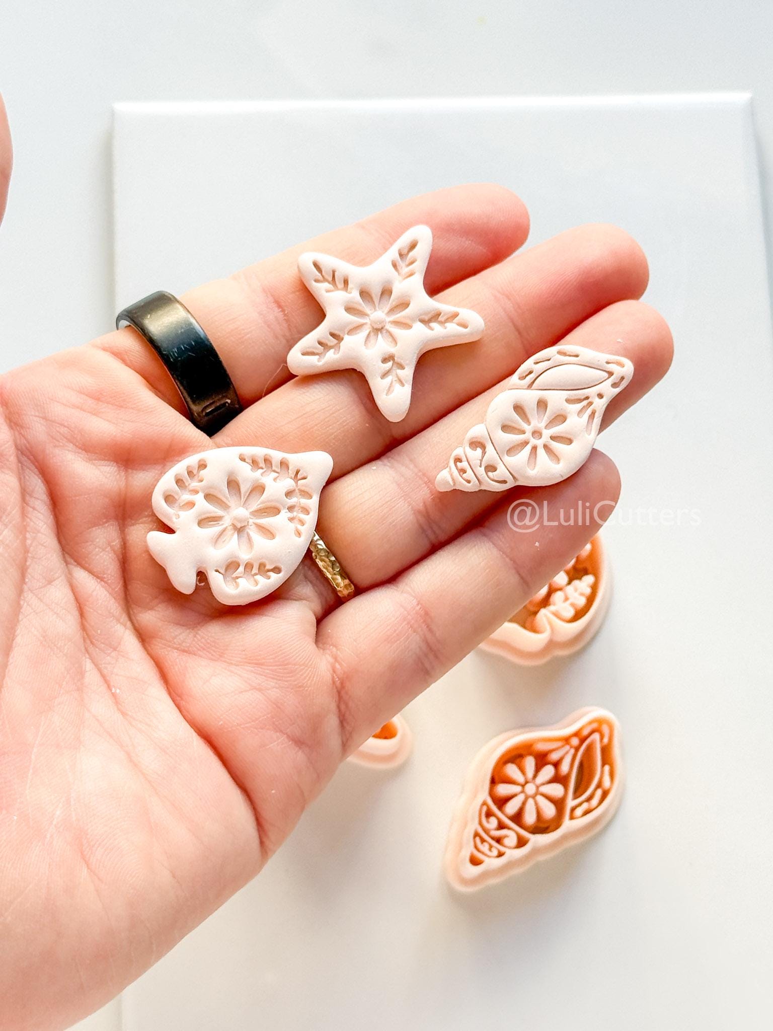 Swimming in Blooms Cutter | Polymer Clay Earring Cutter