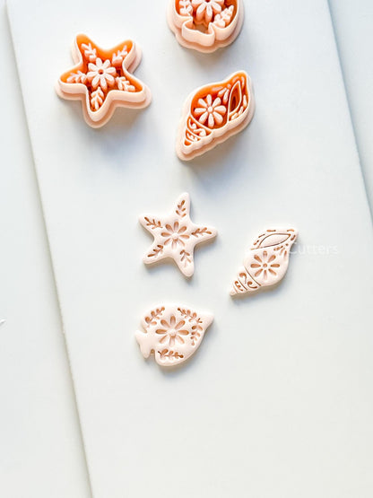 Swimming in Blooms Cutter | Polymer Clay Earring Cutter