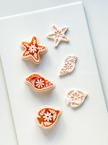 Swimming in Blooms Cutter | Polymer Clay Earring Cutter