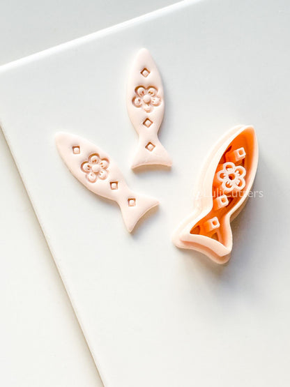 Petit Ruban Cutter | Leaf Floral Shape Tool for Polymer Clay