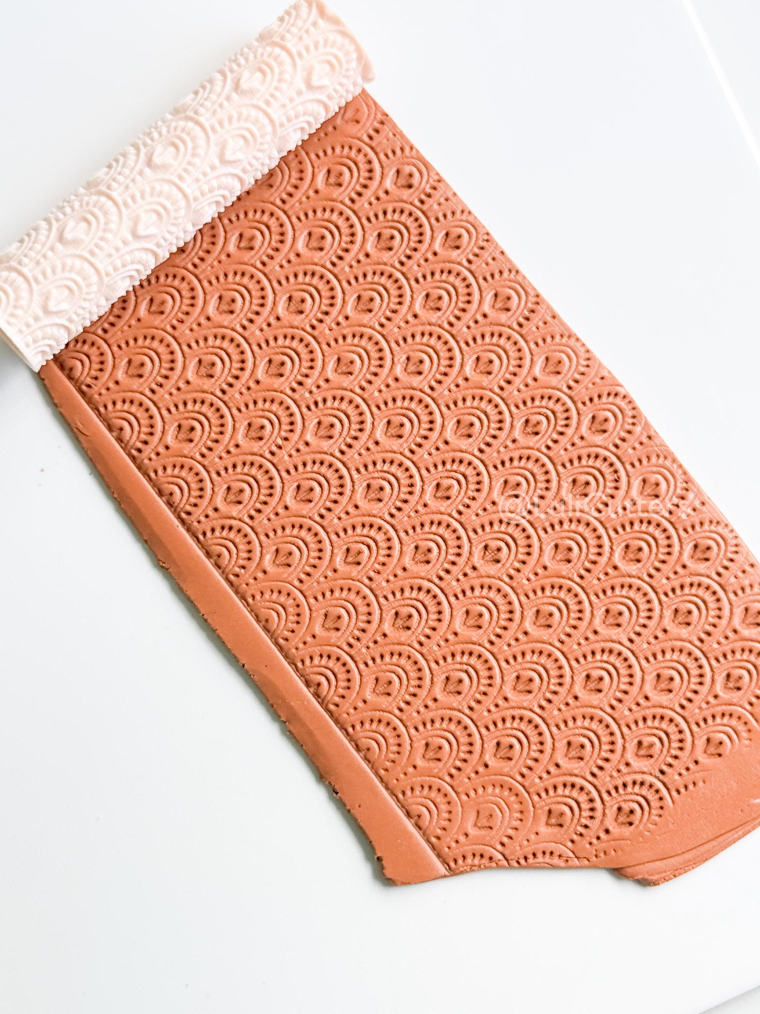 Lace ArchesTexture Roller – Boho Pattern for Polymer Clay Earrings