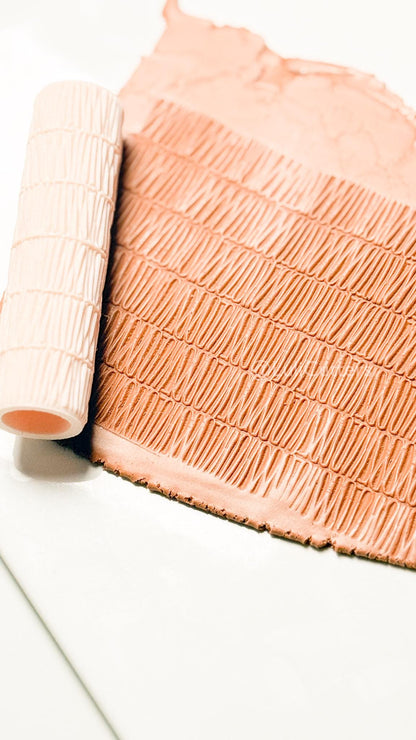 Scribble Line Texture Roller for Polymer Clay Jewelry