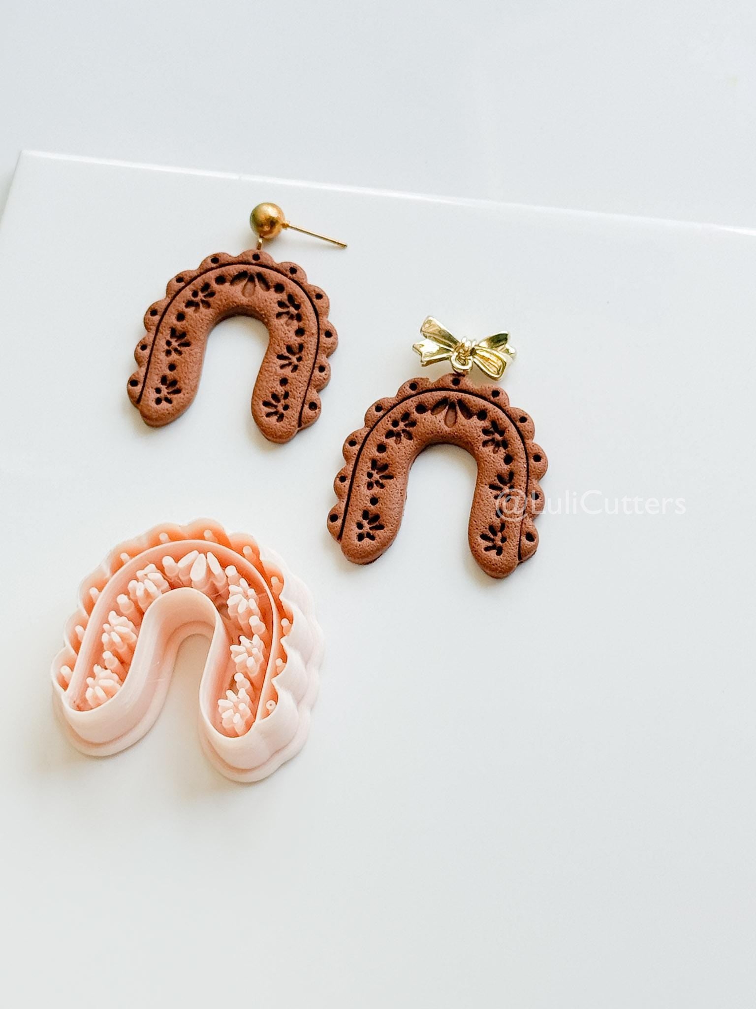 Arch de Cherie : Floral Arch Shape for Polymer Clay Earrings