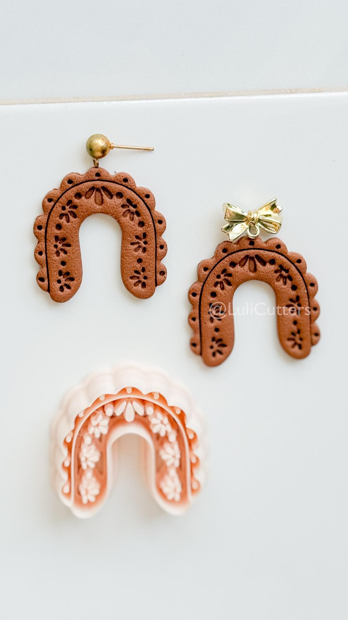 Arch de Cherie : Floral Arch Shape for Polymer Clay Earrings