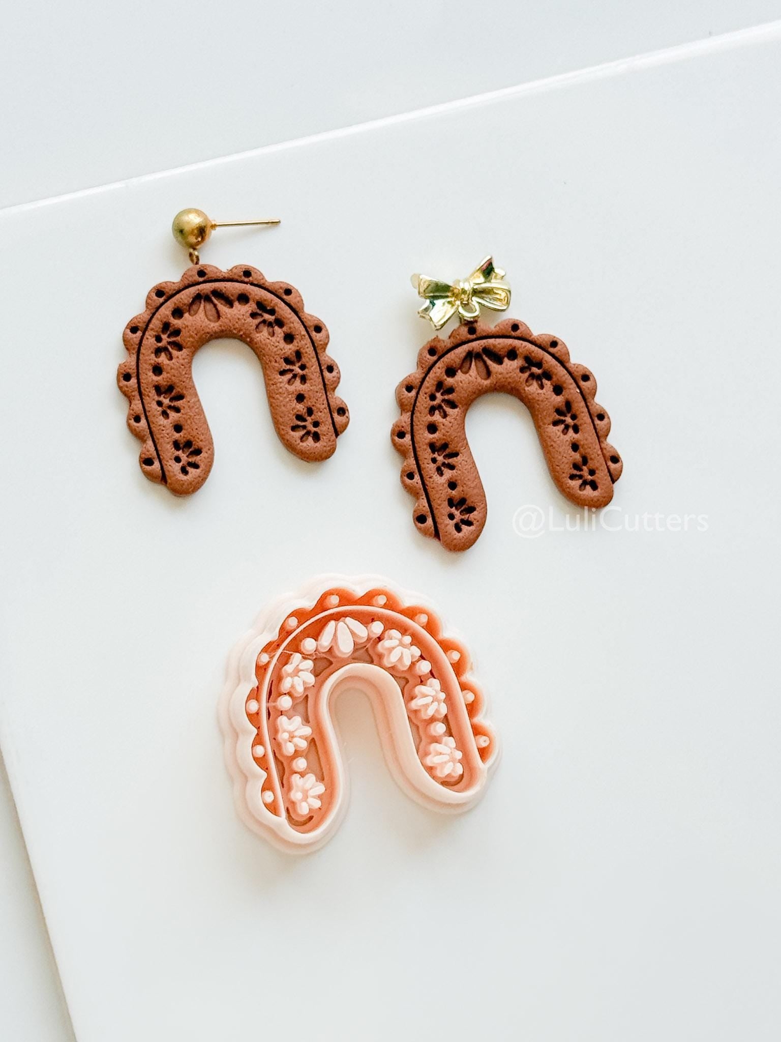 Arch de Cherie : Floral Arch Shape for Polymer Clay Earrings