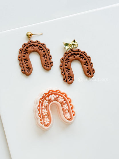 Arch de Cherie : Floral Arch Shape for Polymer Clay Earrings