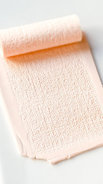 Linen Texture Roller: Fabric Pattern for Polymer Clay