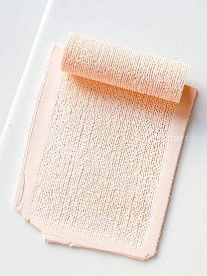 Linen Texture Roller: Fabric Pattern for Polymer Clay