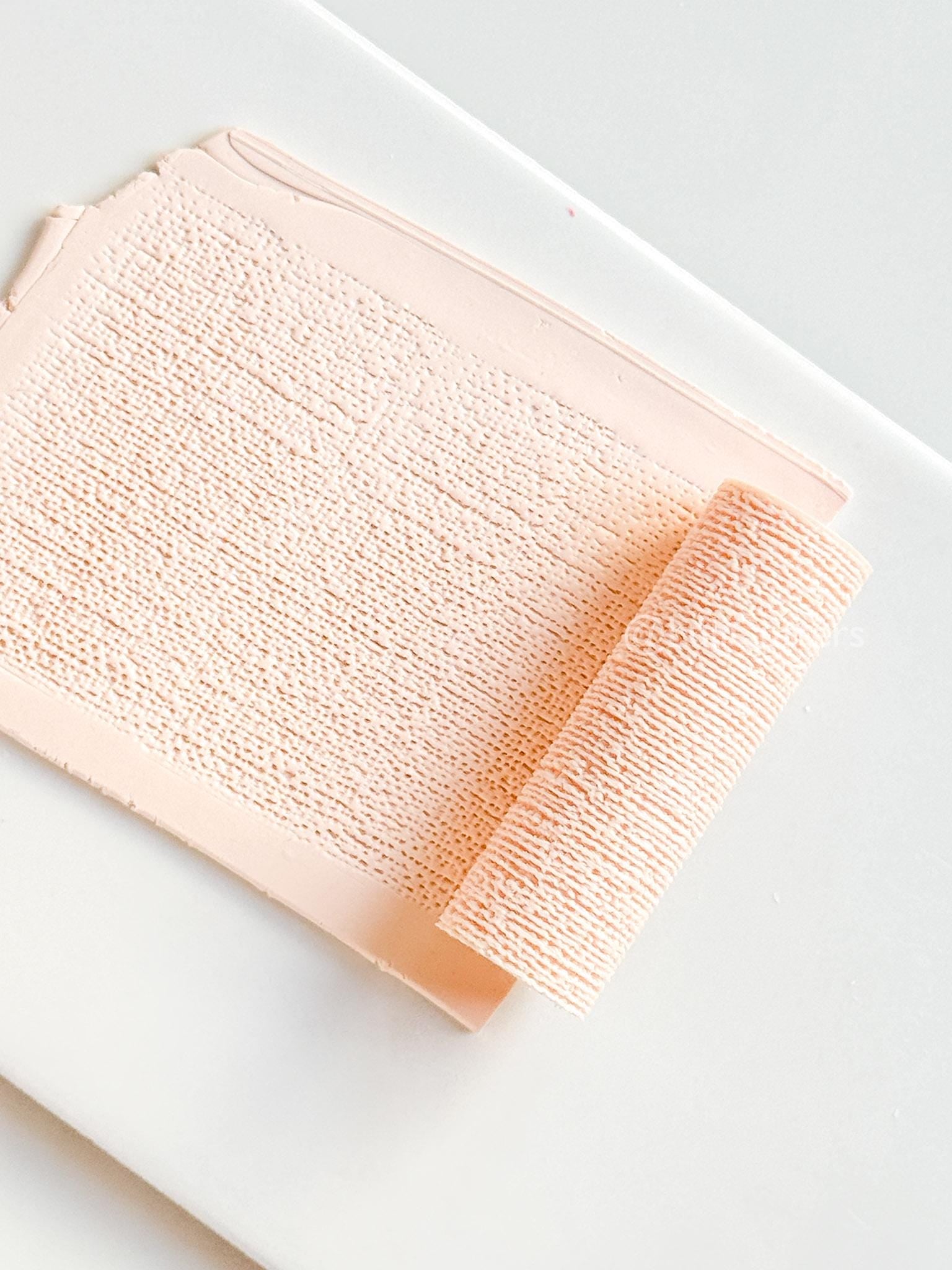 Linen Texture Roller: Fabric Pattern for Polymer Clay