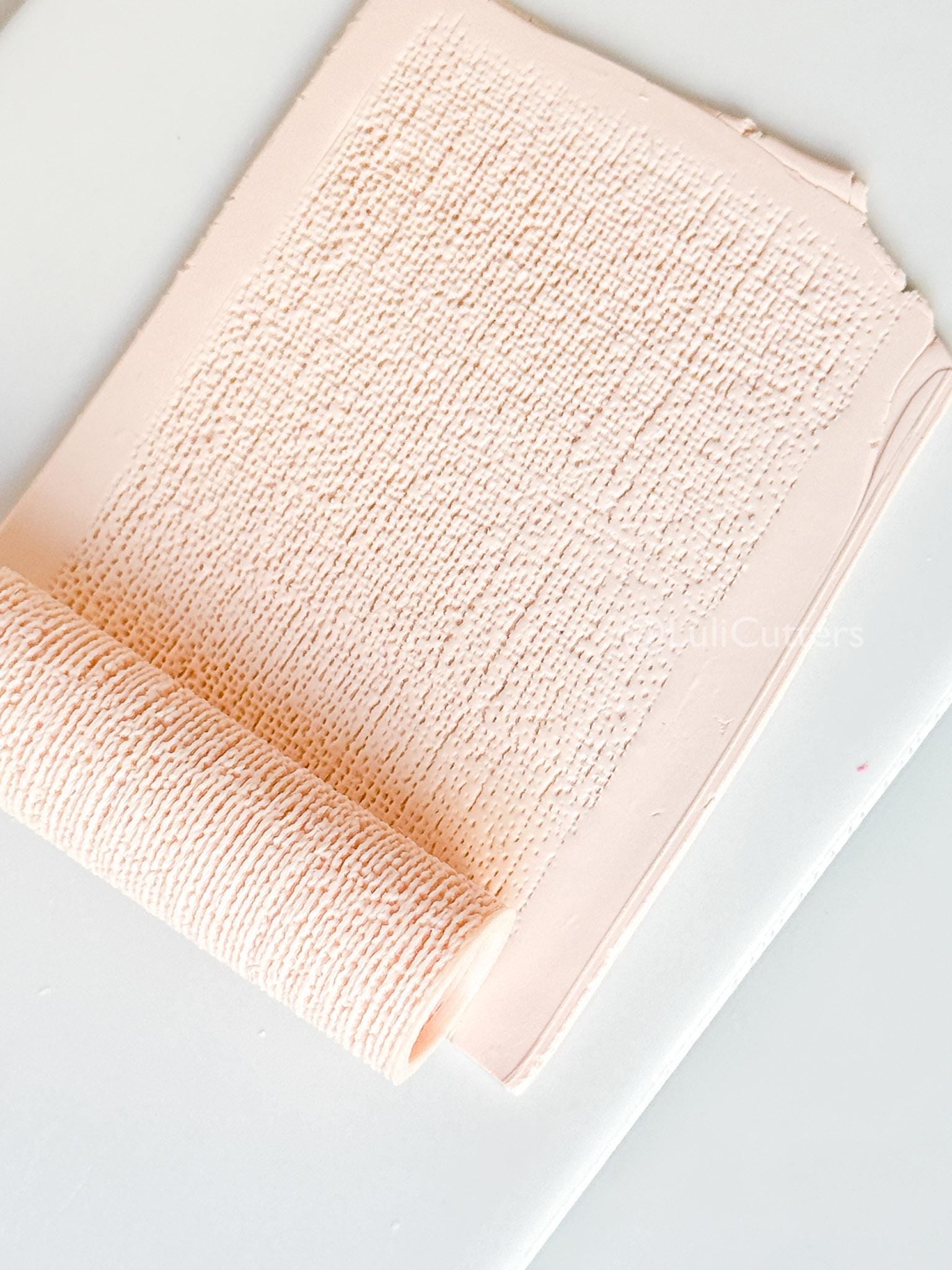 Linen Texture Roller: Fabric Pattern for Polymer Clay