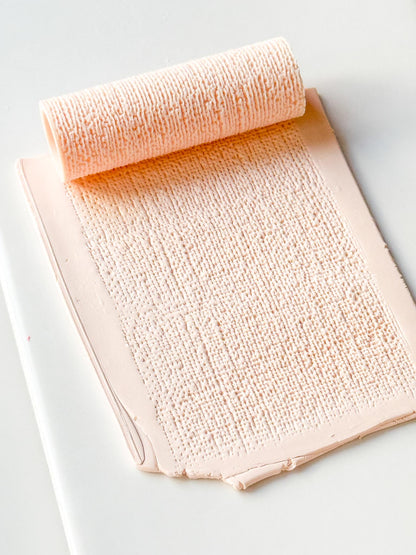 Linen Texture Roller: Fabric Pattern for Polymer Clay