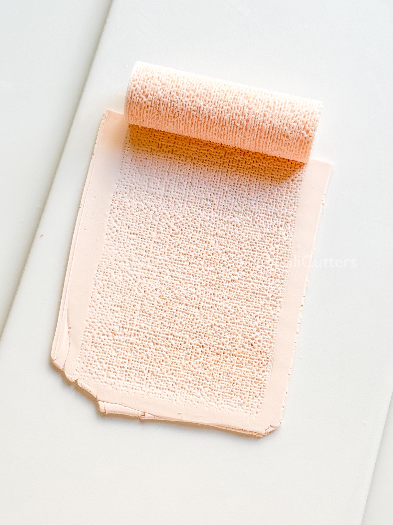 Linen Texture Roller: Fabric Pattern for Polymer Clay