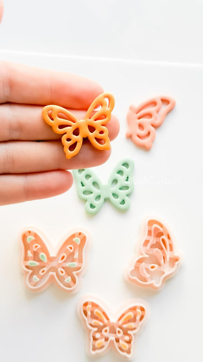 Cutout Butterfly Cutters for Polymer clay