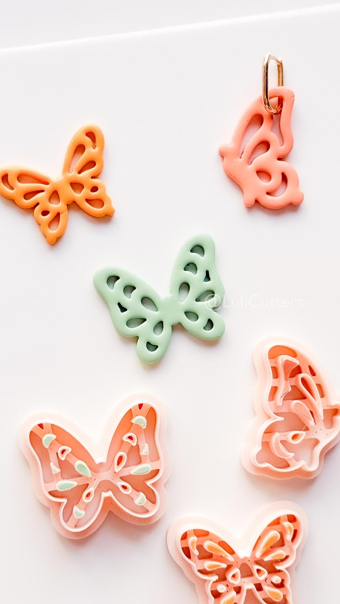 Cutout Butterfly Cutters for Polymer clay