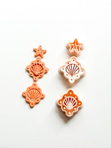 Shell Dangle Cutter: Starfish and Scalloped Shell Set for Polymer Clay