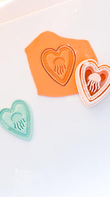 Jellyfish in Love Cutter: Heart Frame Design for Polymer Clay