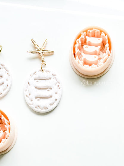 Fish Trio with Corals Cutter: Ocean Impression for Polymer Clay